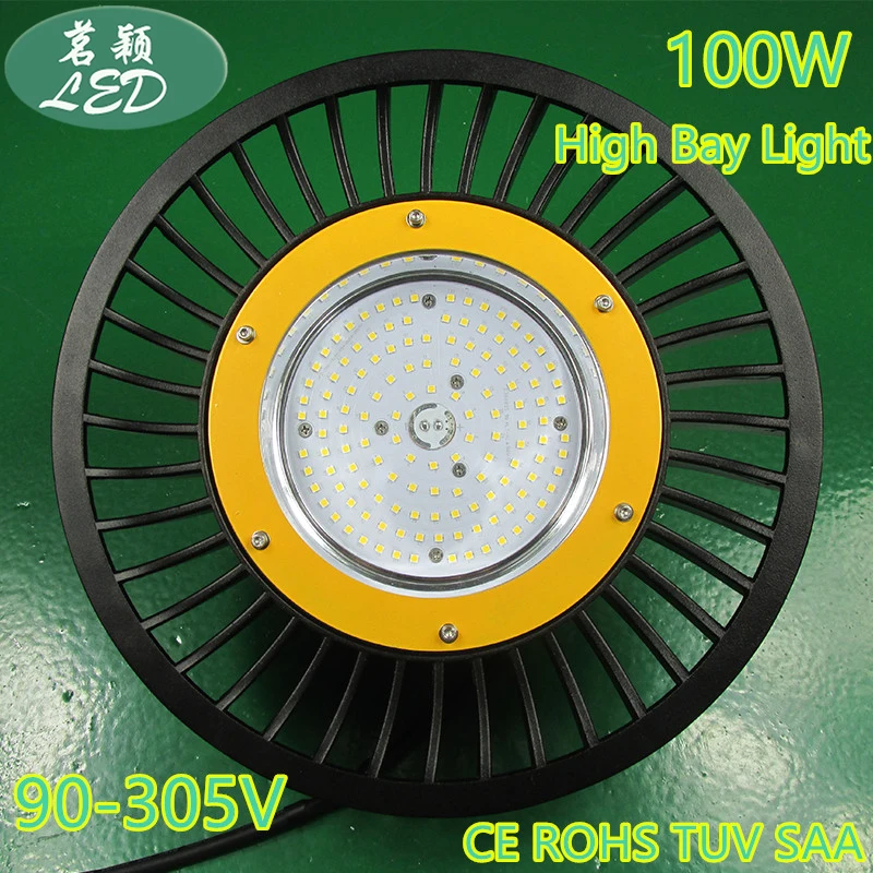 Новинка 2017 года мастерской Hishine экономное освещение НЛО Industrial Light Высокое качество Ip65 100 w Led Bay добыча лампы 11500lm 90-305 v