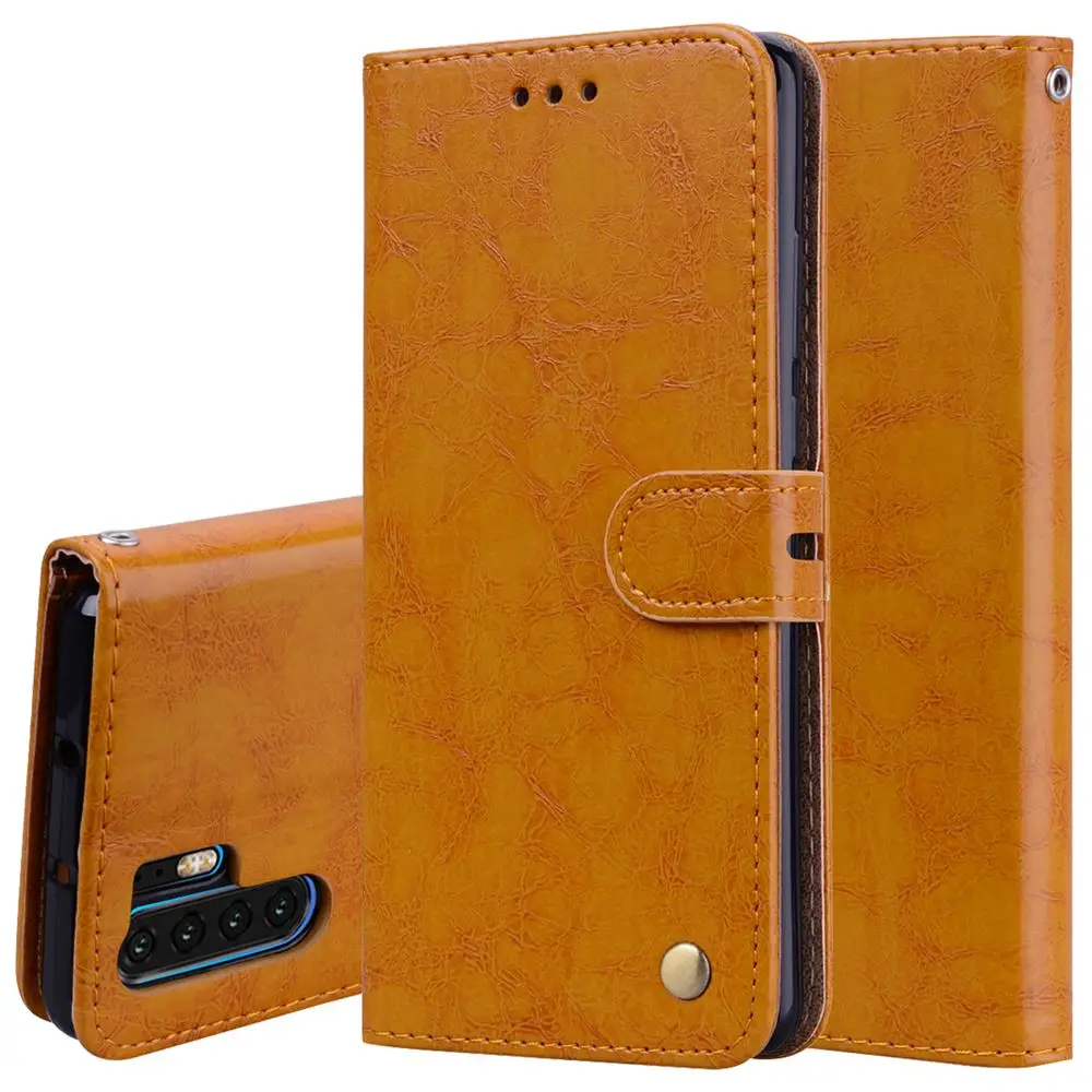 

For Huawei P30 Pro Case PU Leather Vintage Retro Oil Wax Magnetic Flip Stand Wallet Cover For Huawei P30 Pro Case Card Holder
