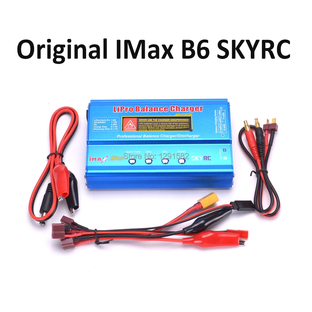 

Original IMax B6 SKYRC 1s-6s Lipo NiMh Battery Balance Charger for RC Quadcopter Helicopter Toys IMAX B6