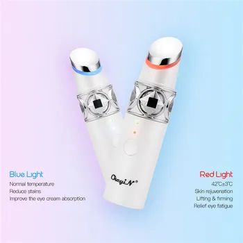 

Hot Compress Eye Massage Wand High Frequency Vibration Facial Massager Dark Circle Removal Face Tighten Skin Firming Stick Bar