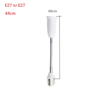 

Flexible Extension LED Base EU US Plug E27 LED Light Bulb Base Light Converters LED Socket Flexible Extension Light Holder