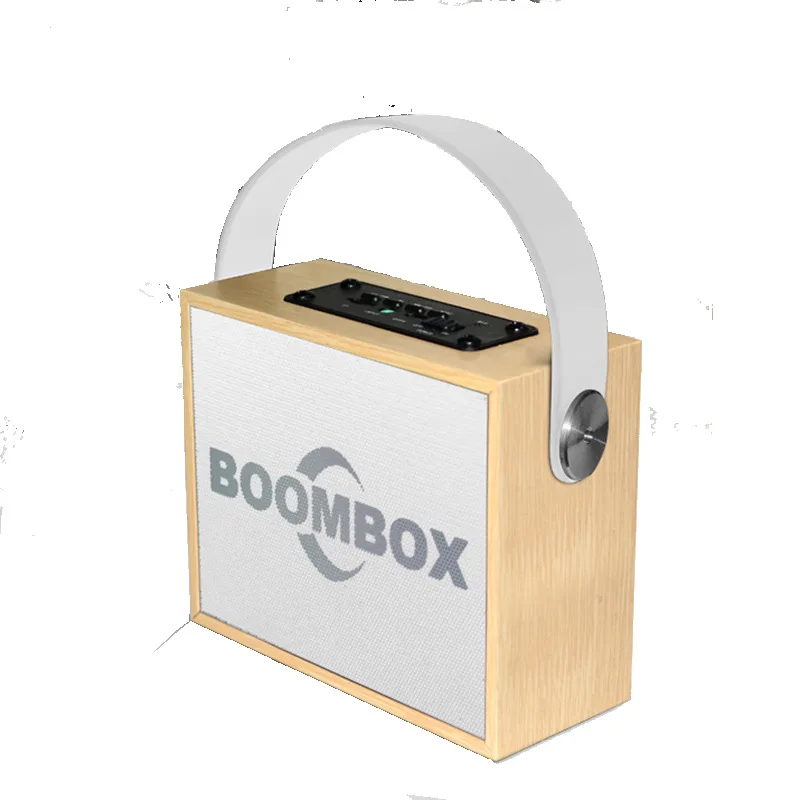 Деревянный Bluetooth карта мини динамик Настольный сабвуфер автомобильное радио MP3