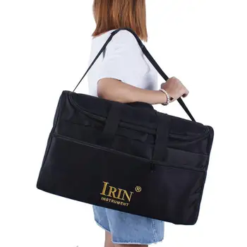 

IRIN Drum Box Drum Bag 600D Oxford Cloth Drum Bag 5MM Filled Cotton Black Musical Instrument Package