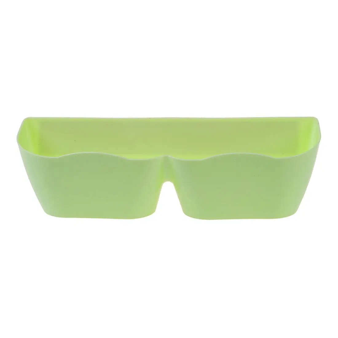 

Wavy edge plastic Wall-mounted shoe rack green