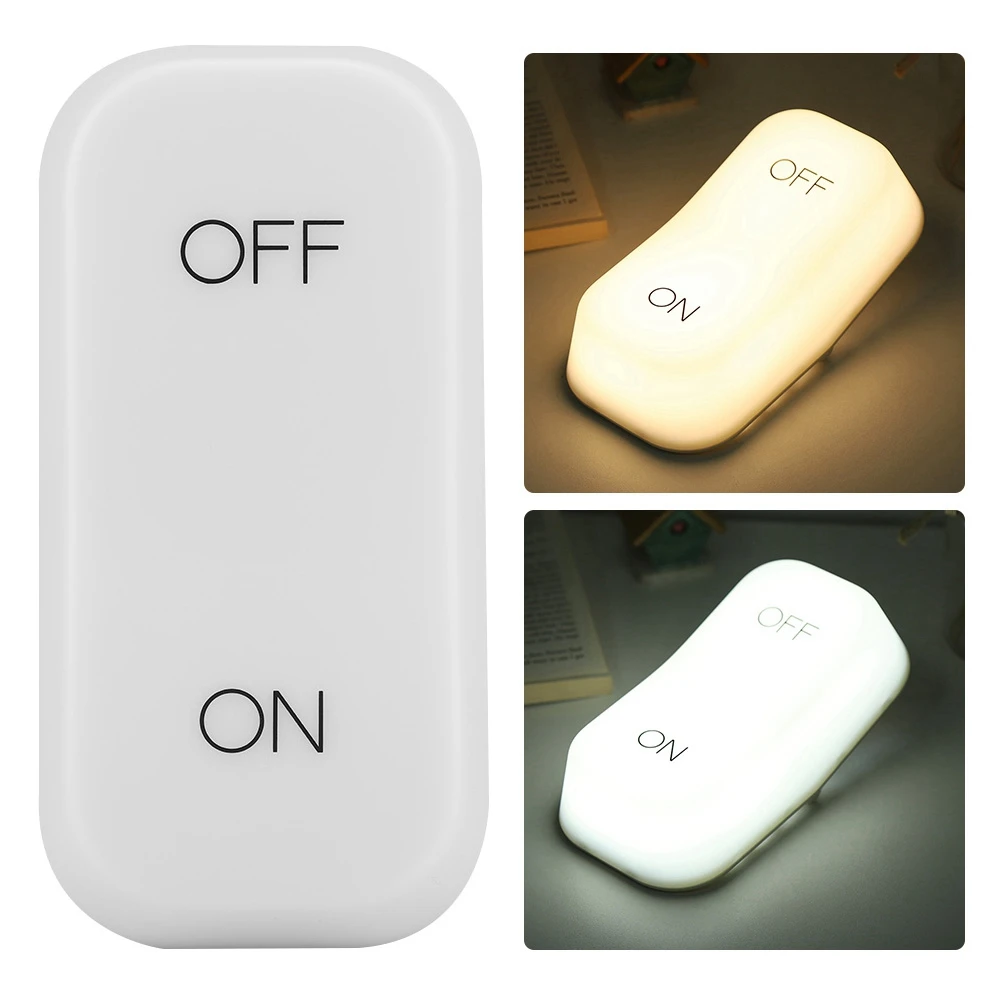 

USB Charging ON/OFF Shape Lamp LED Night Light with Gravity Sensor for Cabinet Indoor Bedroom night lamp lamparas