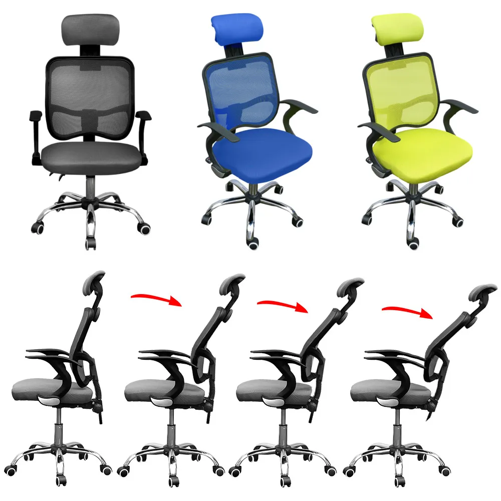 Panana Computer Home Office Chairs Ergonomics Mesh High Back with Relaxing Head Pad Boss Chair 360 Degree Swiveling Wheels