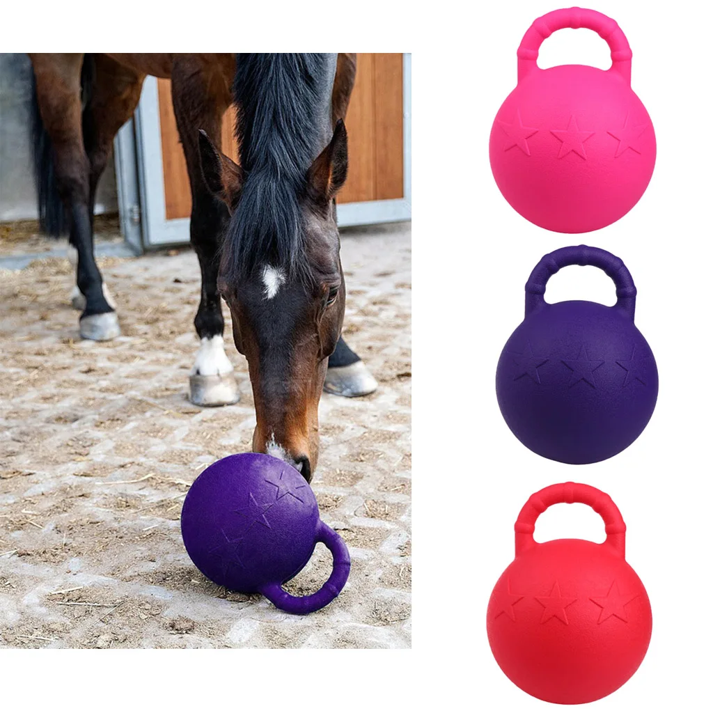 28 см конь пони Jolly Play Ball Equine игрушка игра Жевательные Шарики с ароматом яблока