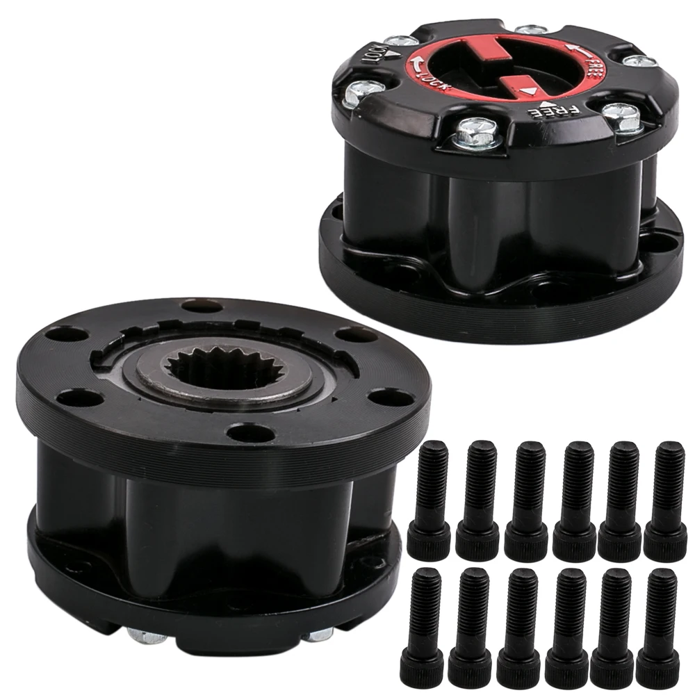 

2PCS 17 Spline Free Wheeling Hubs for Isuzu trooper D-max Holden TF Rodeo KB2500 8-97113446-PT Hub Locking