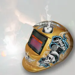 HLZS-2018 новый Pro Солнечная Сварочная маска Авто-затемнение сварочный шлем узор пират