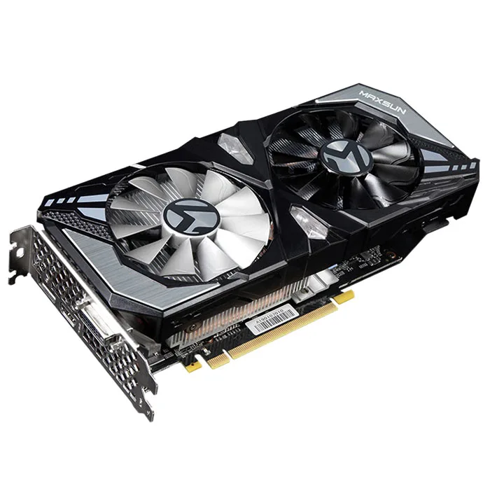 MAXSUN GeForce GTX 1660Ti Терминатор 6G Nvidia игровая видеокарта RGB электронная Спортивная Атмосфера свет VRWorks аудио