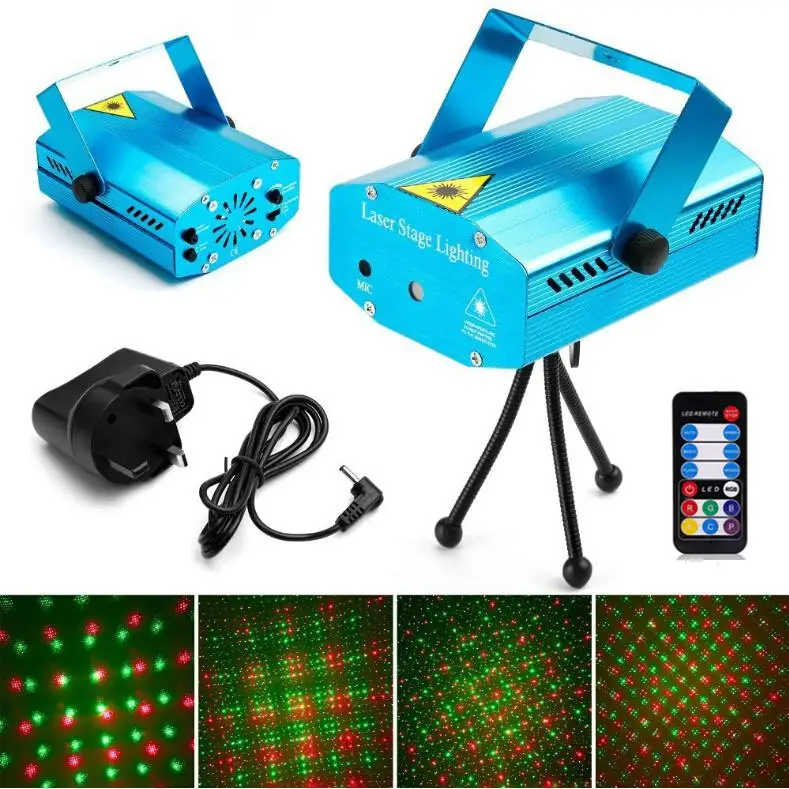 

Mini DJ Disco Light Sound Activated Stars Sky Projector RGB Stage Lighting effect Lamp Light Music Xmas KTV Party New Year Decor