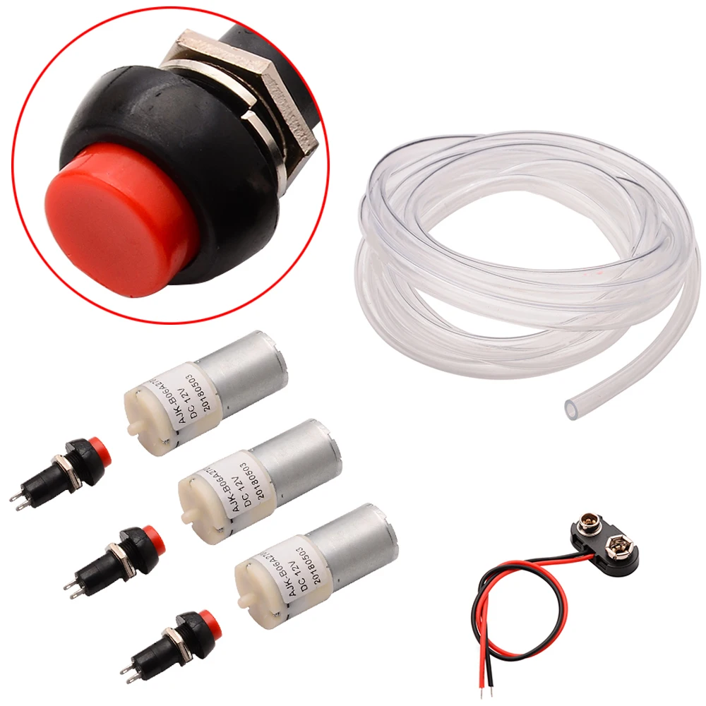 

New 1 Set DC 6V 9V Mini Air Pump Motor Kits For Fountain Drink Machine Family Kids DIY Pumps Accessories Portable