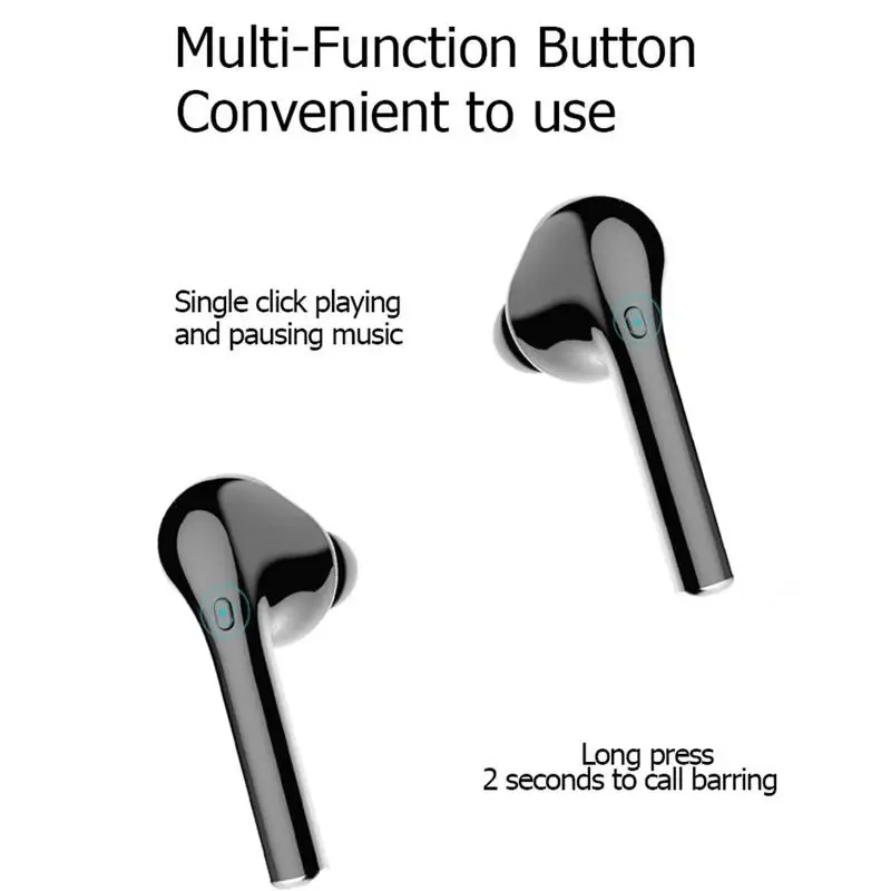 Беспроводные bluetooth наушники 5 0 вкладыши спортивные для бега TWS с зарядным