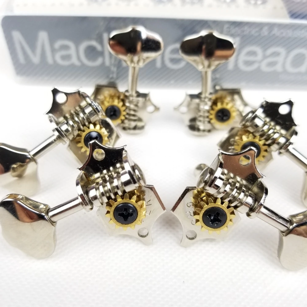 Billig Echtes Grover Vintage Gitarre Mechaniken Mechaniken Silber Tuning Pegs