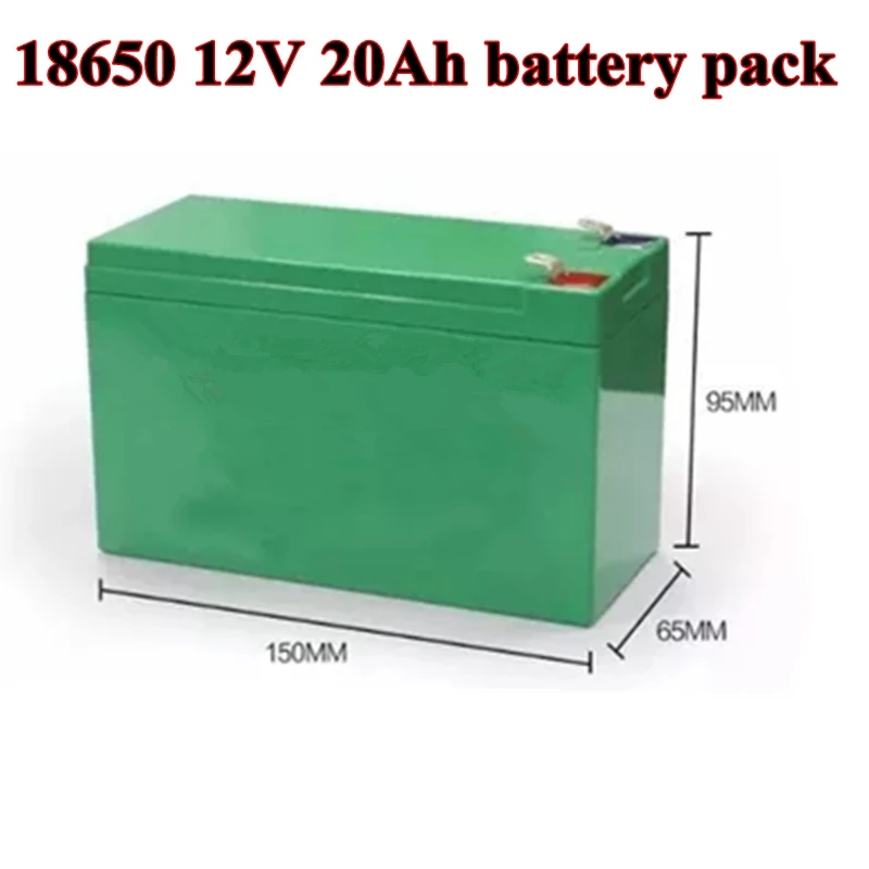 

18650 12V 20Ah 11.1V Lithium Battery Pack for Solar Home System E-toys LED Torch Power Tools Emergency Back Up+2A Charger
