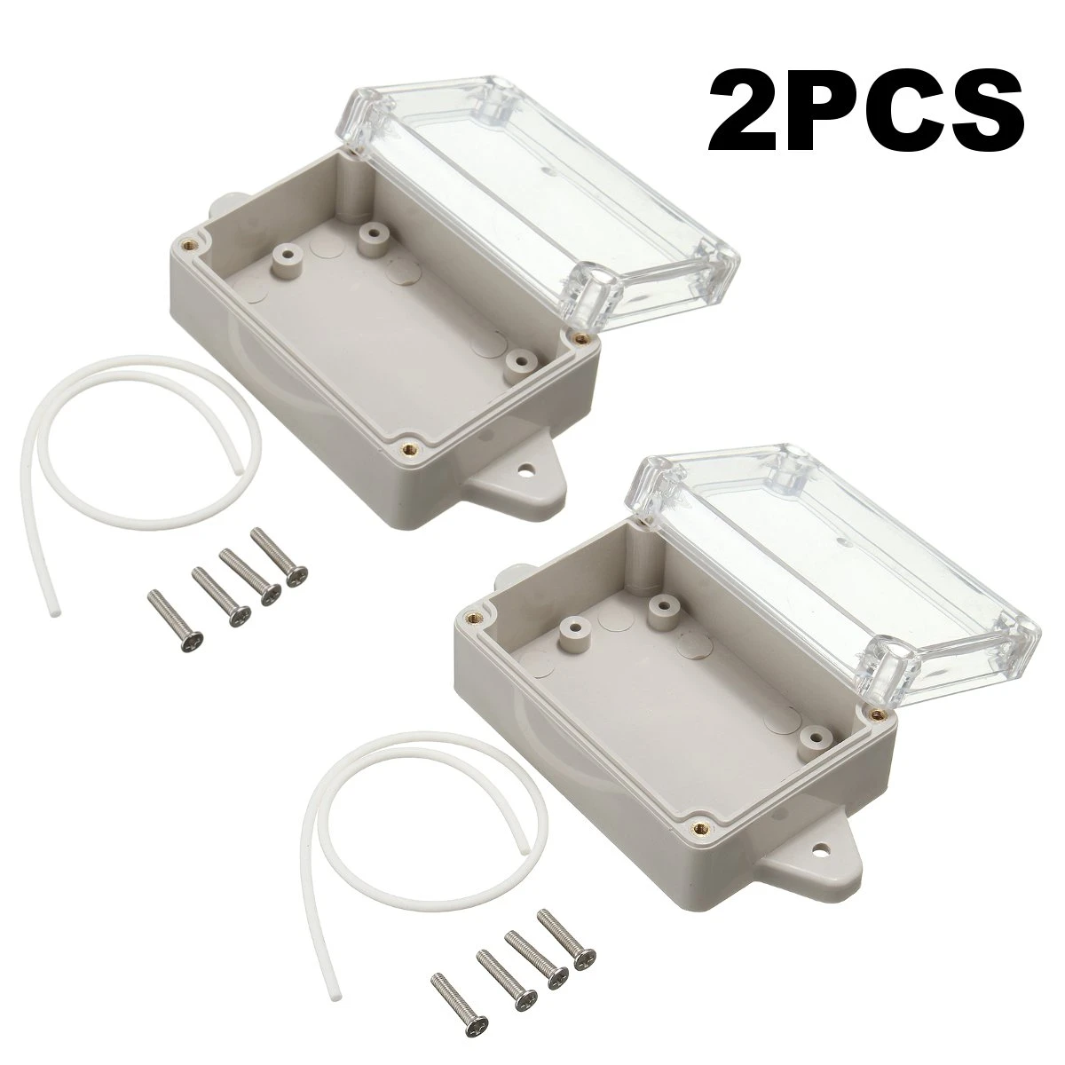 85x58x33 Waterproof Clear Cover Electronic Cable Project Box Enclosure Case H4