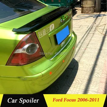 

For Ford Focus Spoiler High Quality ABS Material Car Rear Wing Spoiler For Ford Focus 2006 2007 2008 2009 2010 2011