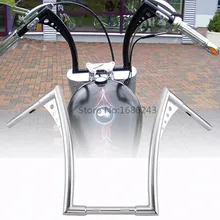 Мотоцикл черный APE вешалка руль 1" Rise Drag Fat Bar 32,8" широкий подходит для Harley Softail FLST FXST Sportster XL Touring