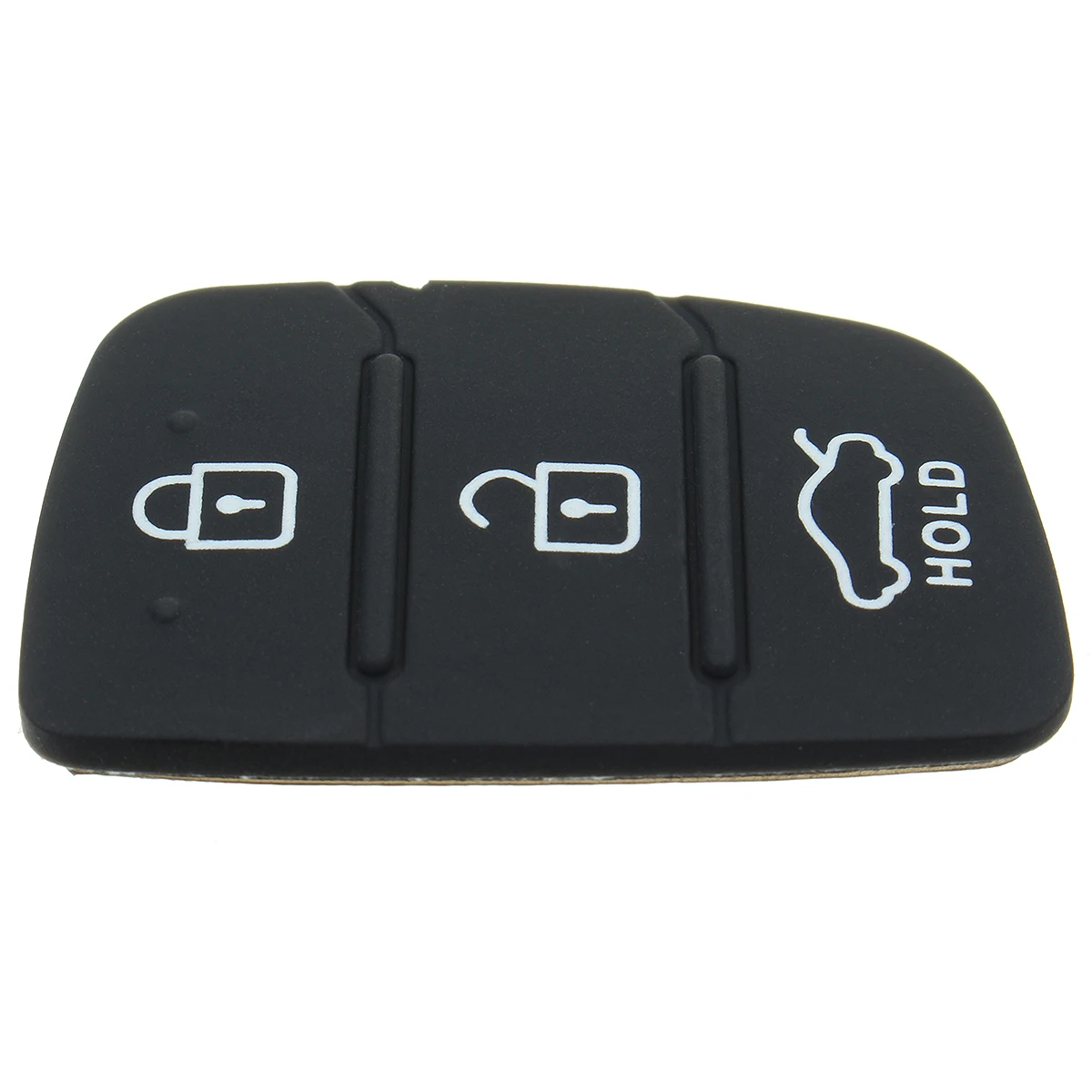 

3 Buttons Replacement Rubber Key Case Pad For Hyundai Ix35 Mistra Santa fe i40 i20