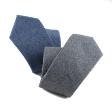 Mantieqingway хлопок шеи галстуки для мужчин сплошной цвет черный галстук Повседневный Бизнес брак шеи галстуки для свадьба галстук-шарф для вечеринки