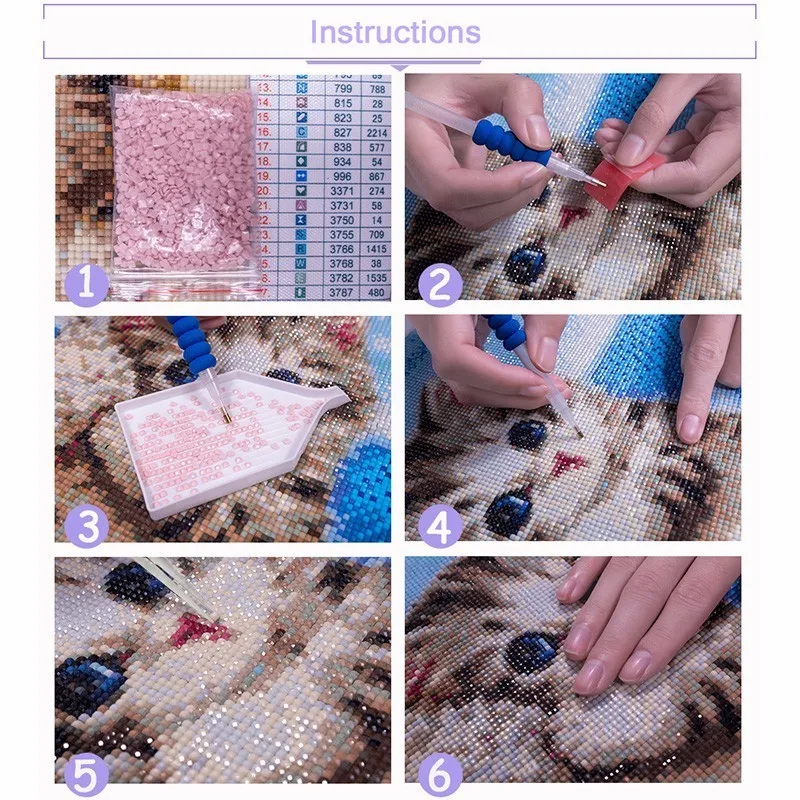 Sunstarry полная круглая Алмазная картина Кошка Животное 5D рукоделие мозаика вышивка