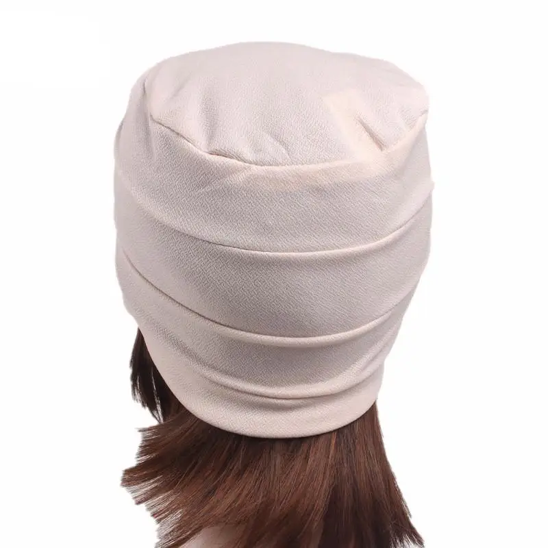 Мусульманский женский хиджаб Кепка раковая капот химио шапка исламский тюрбан Кепка головной платок фигурная шляпка Арабская индийская Кепка для волос мода