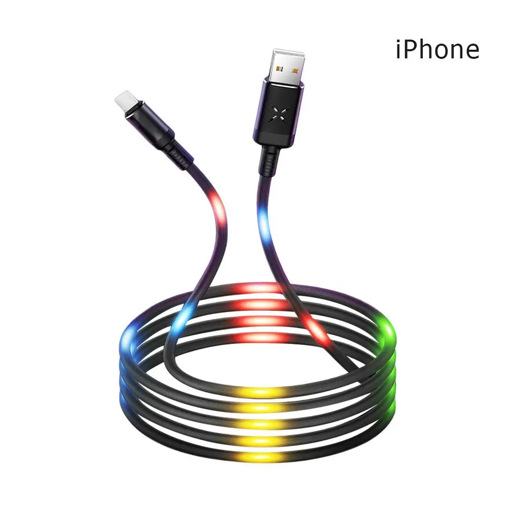 

Music Streaming Data Line 6s7P Fast Charging and Tremble 8x Network Red Magic Horse Lamp Sound Control Belt Breathing Lamp