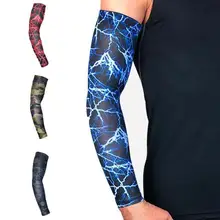 1 шт. унисекс спортивные рукава с высокой эластичностью Защита от солнца УФ защитная крышка протектор для мужчин женщин Велоспорт Бег Баскетбол