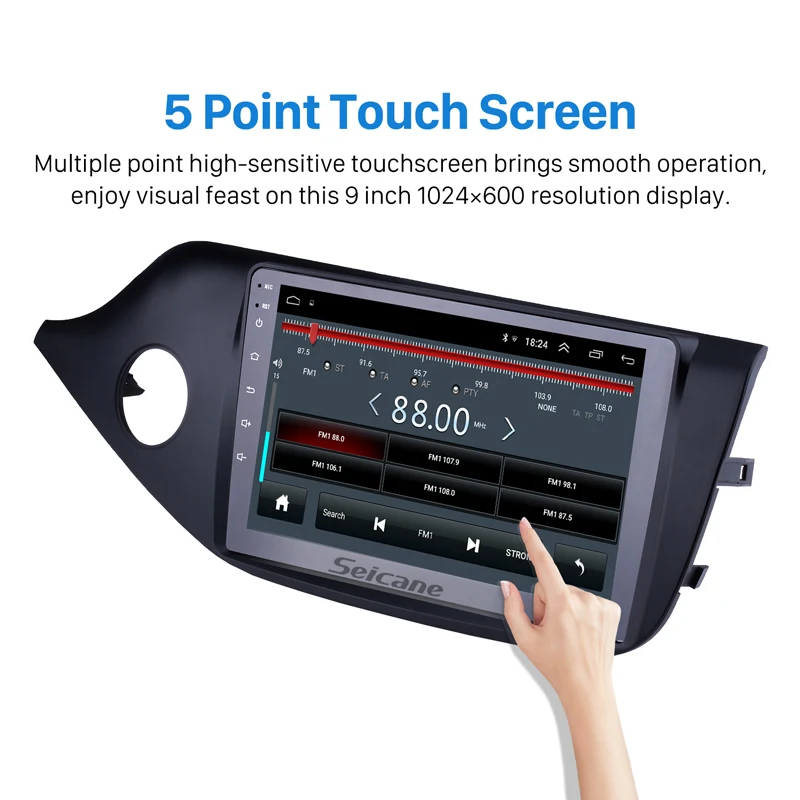 Discount Seicane 9" Android8.1 Stereo Multimedia Car GPS 2Din Radio Player For Kia Ceed LHD  2012 2013 2014 with Quad Core Bluetooth Wifi 2
