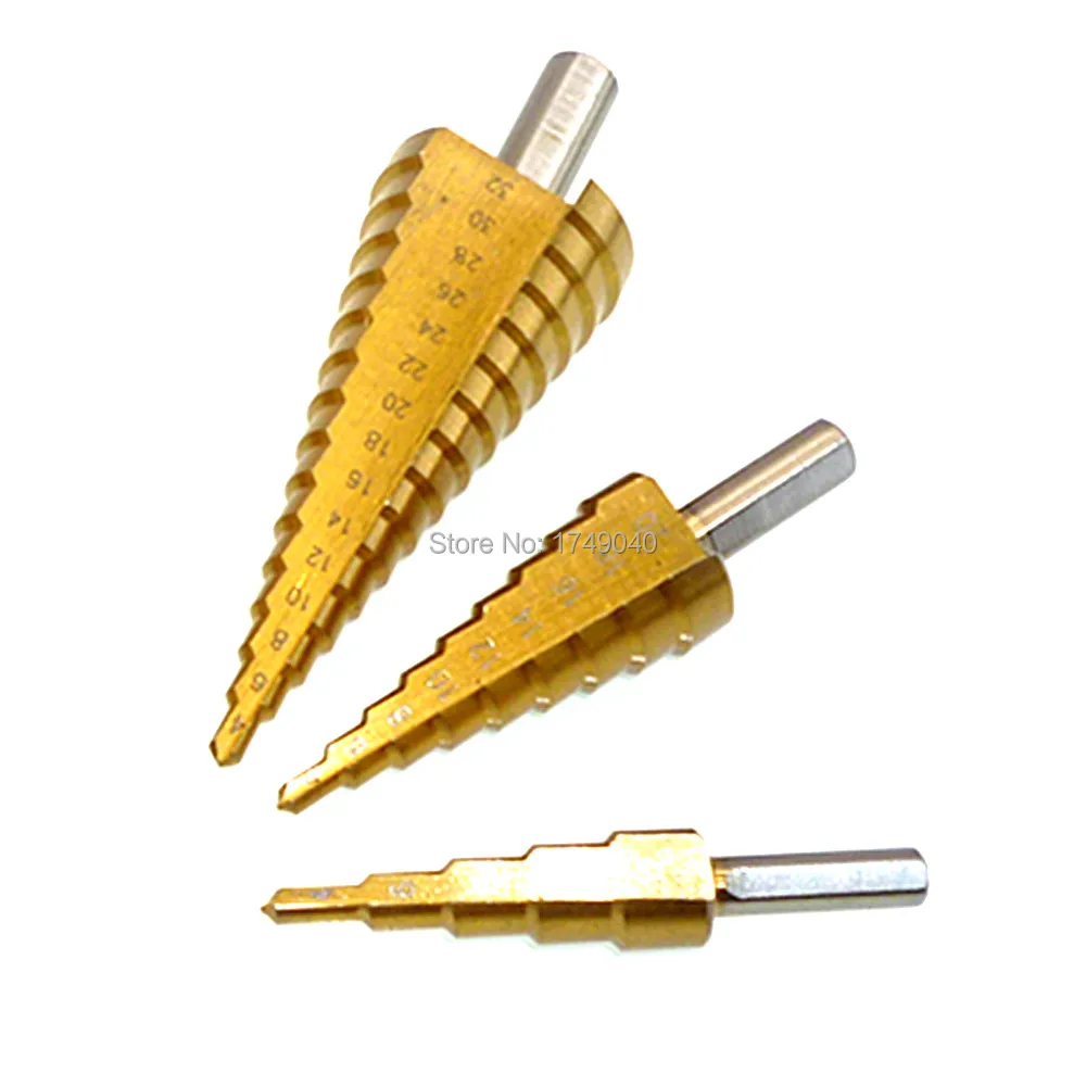 High Speed Steel Titanium Cone Drill Bit Industrial Reamer Hole Cutter