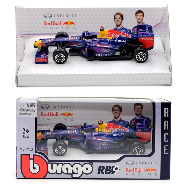 MAISTO 1:43 Burago Inifiniti RedBull Racing RB9 F1 модель четыре колеса слайдер игрушка для детей