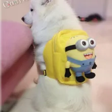 Рюкзак для собак средних и больших собак, сумка для путешествий с миньонами, рюкзак для домашних животных, сумка для самоедов, лабрадоров, Хаски, Золотистый рюкзак для ретривера
