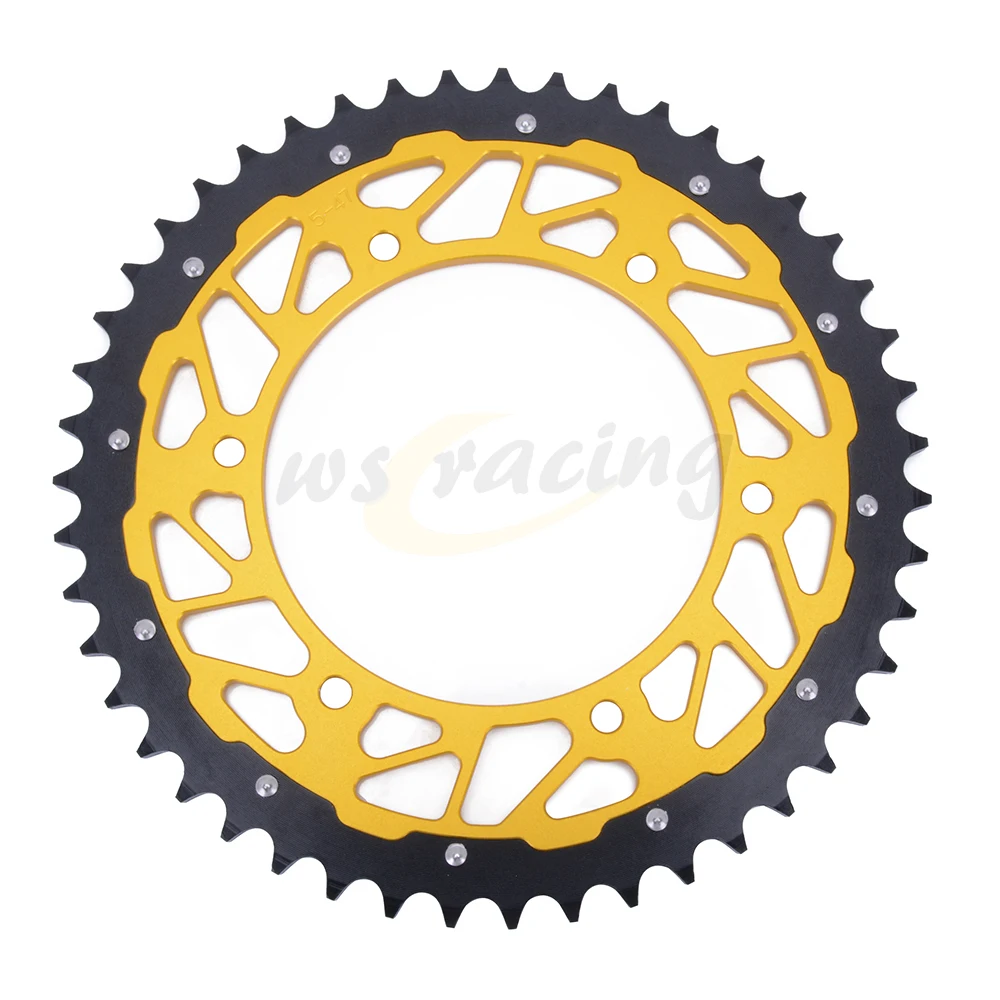 

Motorcycle 47T Chain Sprocket For Suzuki TSR125 TSR200 DR250 DR350 DR-Z250 RM125 RM250 RMX250 RS175 Motocross