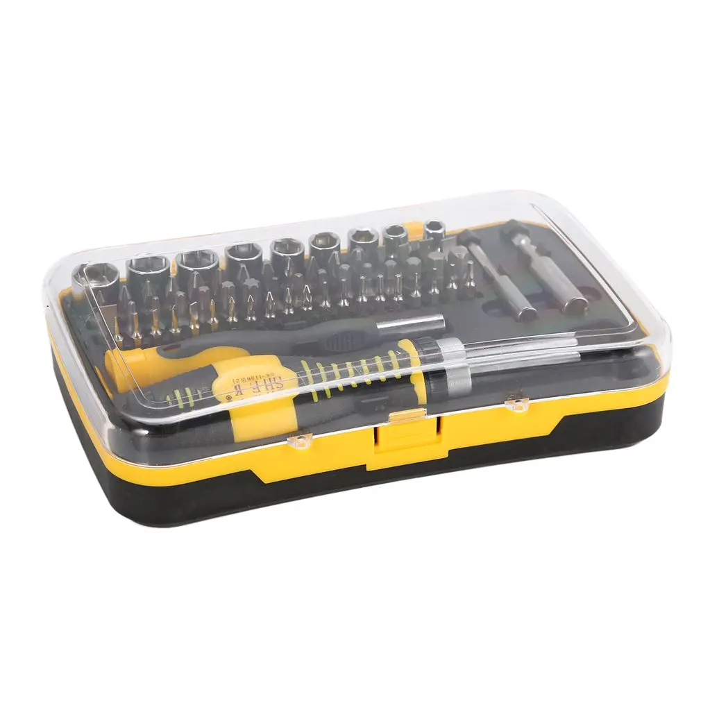 

SHE.K 65pcs Screwdriver Set Series Kit Tamper Ratchet Sleeve Wrench Hand Tools Combination Household Repairing Tools