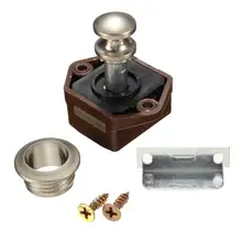 Mini bouton poussoir de bateau Mortorhome vitrine | Porte verrouillage de prise Van RV caravanes 15-27mm Yacht meuble armoire à tiroirs en plastique