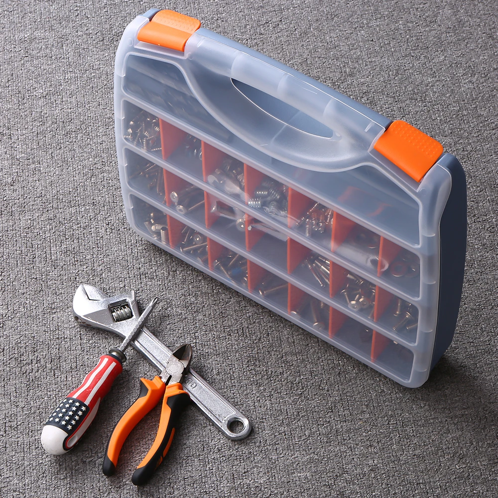Plastic Parts Storage Box Hardware Organizer Craft Tools