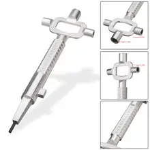 

Diy Tools Sliver Locksmith Tool Multi Purpose Cylinder Gauge Cam Turner Spindle Turner