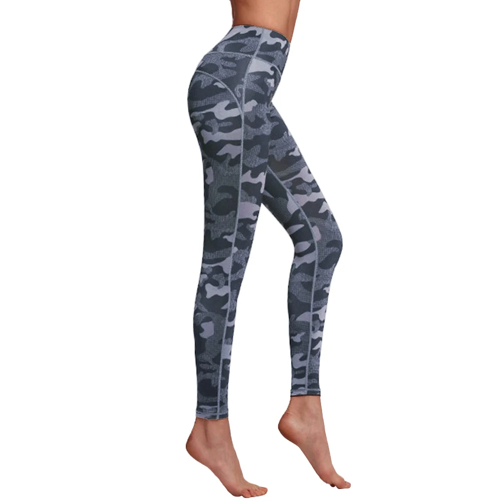 

Women Fitness Yoga Pants Leggings Sport Legging Slim Stretch Printed Running Tights Camo Fitness Pants S-XL Push Up Seamless