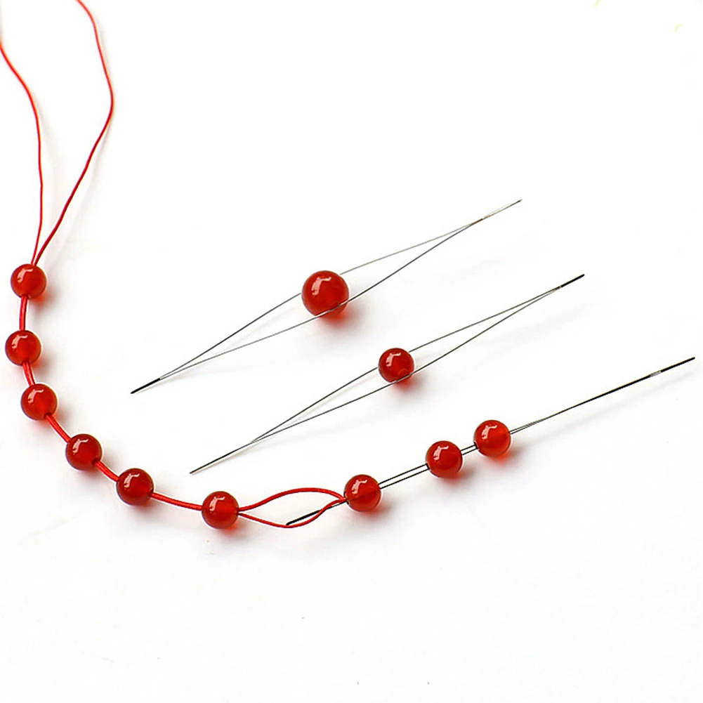 Open the Bead Needle DIY Beading Needles Supplies for Making Beads
