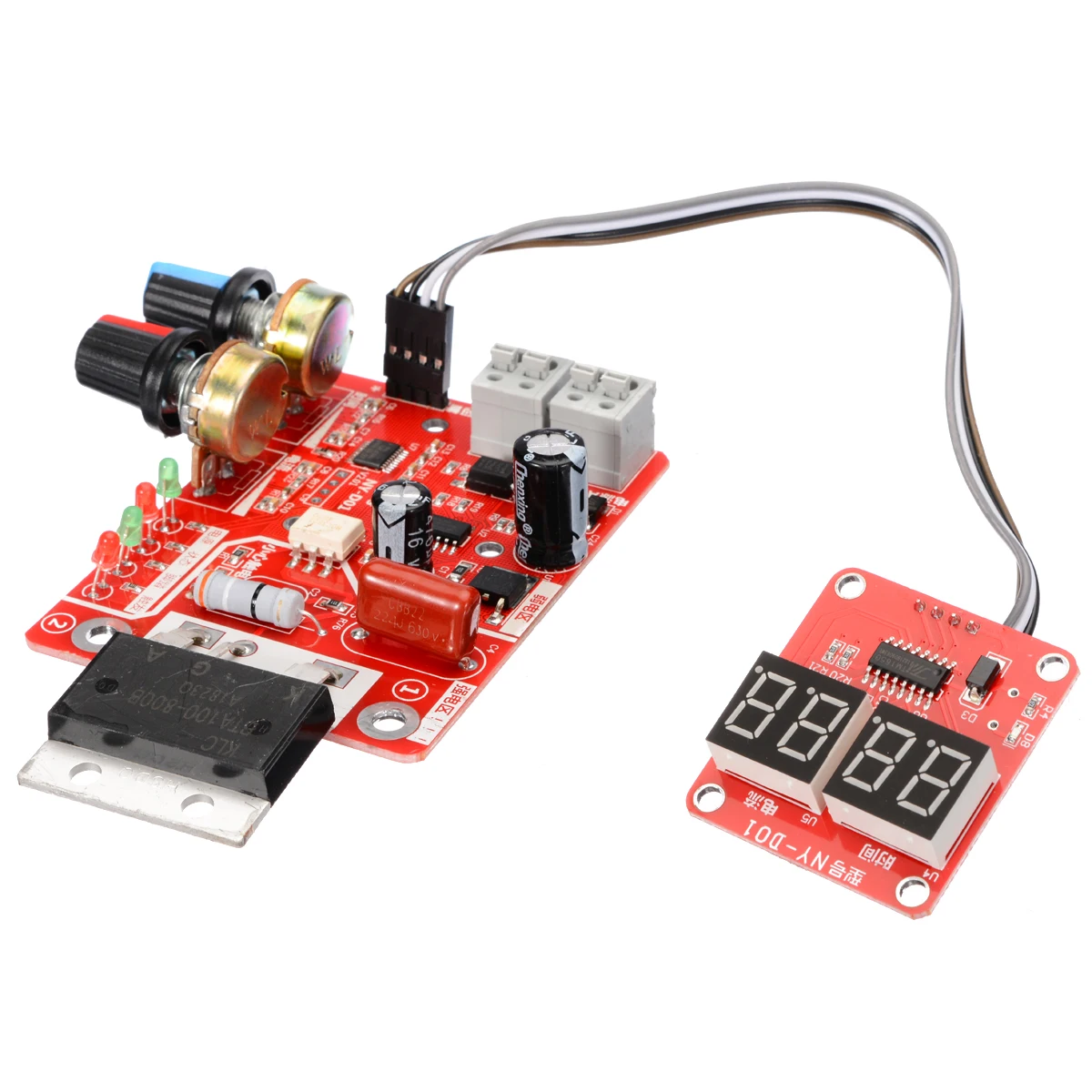 1 Set 100A Spot Welding Machine Time Current Controller NY-D01 Spot Welding Machine Control Board Control Panel Board Module 1 Set 100A Spot Welding Machine Time Current Controller NY-D01 Spot Welding Machine Control Board Control Panel Board Module