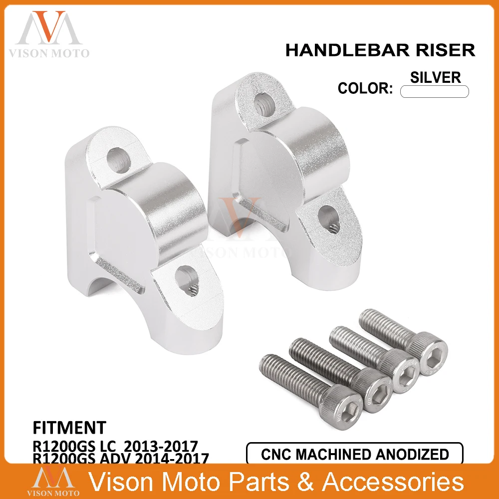 Руль из алюминиевого сплава Высота стояка ручка бар крепление зажим для BMW R1200GS R 1200 GS LC 2013- R1200GS ADV
