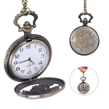 

Pig Animal Antique Pocket Watch Alloy Quartz Pocket Watch Round Mirror Men Women Chinese Antique Twelve Animals Pocket Watch