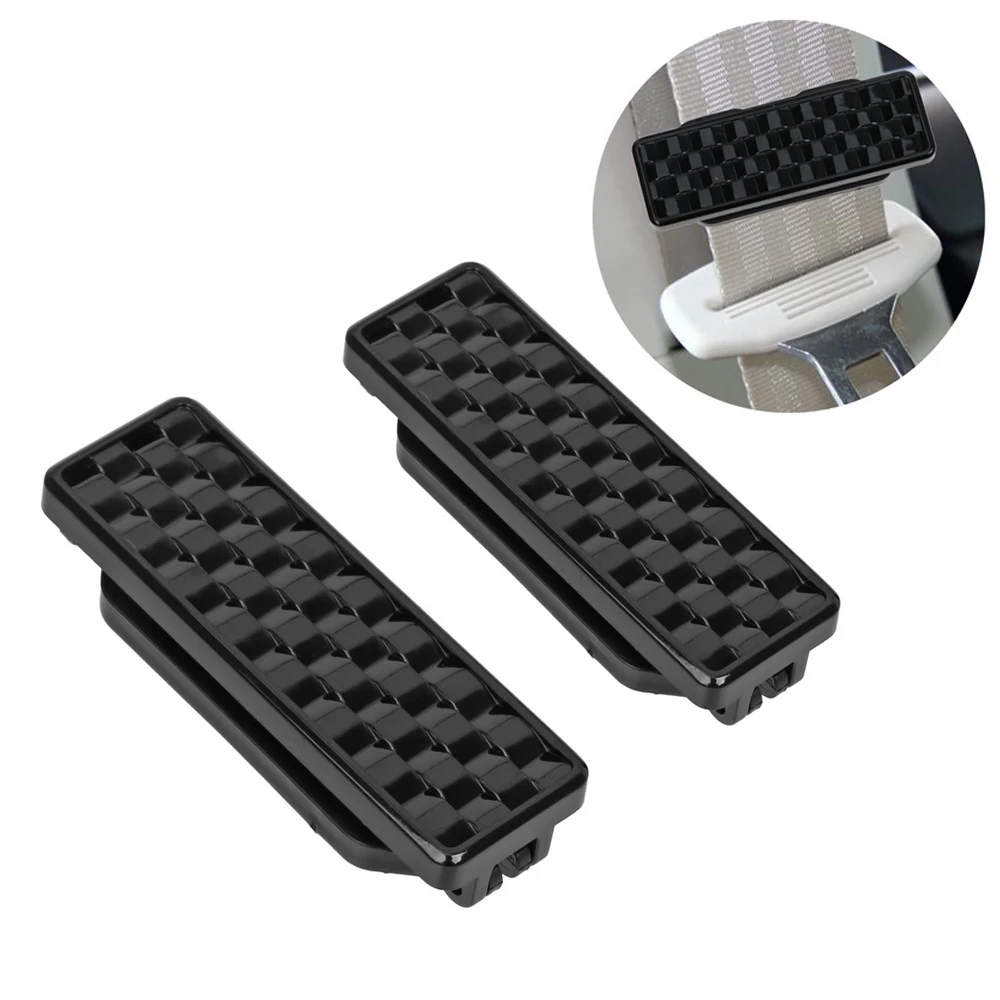 

2 Pieces Car Safety Belt Clips Seat Belt Buckle Auto Safety Stopper Auto Fastener Clips Tension Adjuster Car-styling 53mm