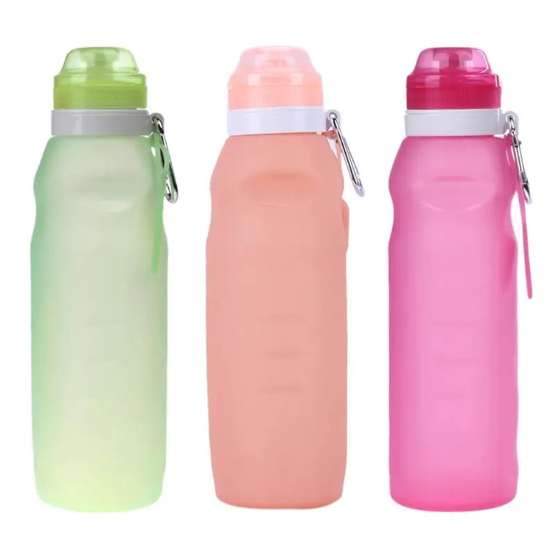 

750ML Portable Foldable Leakproof Water Bottle Kettle Cup Outdoor