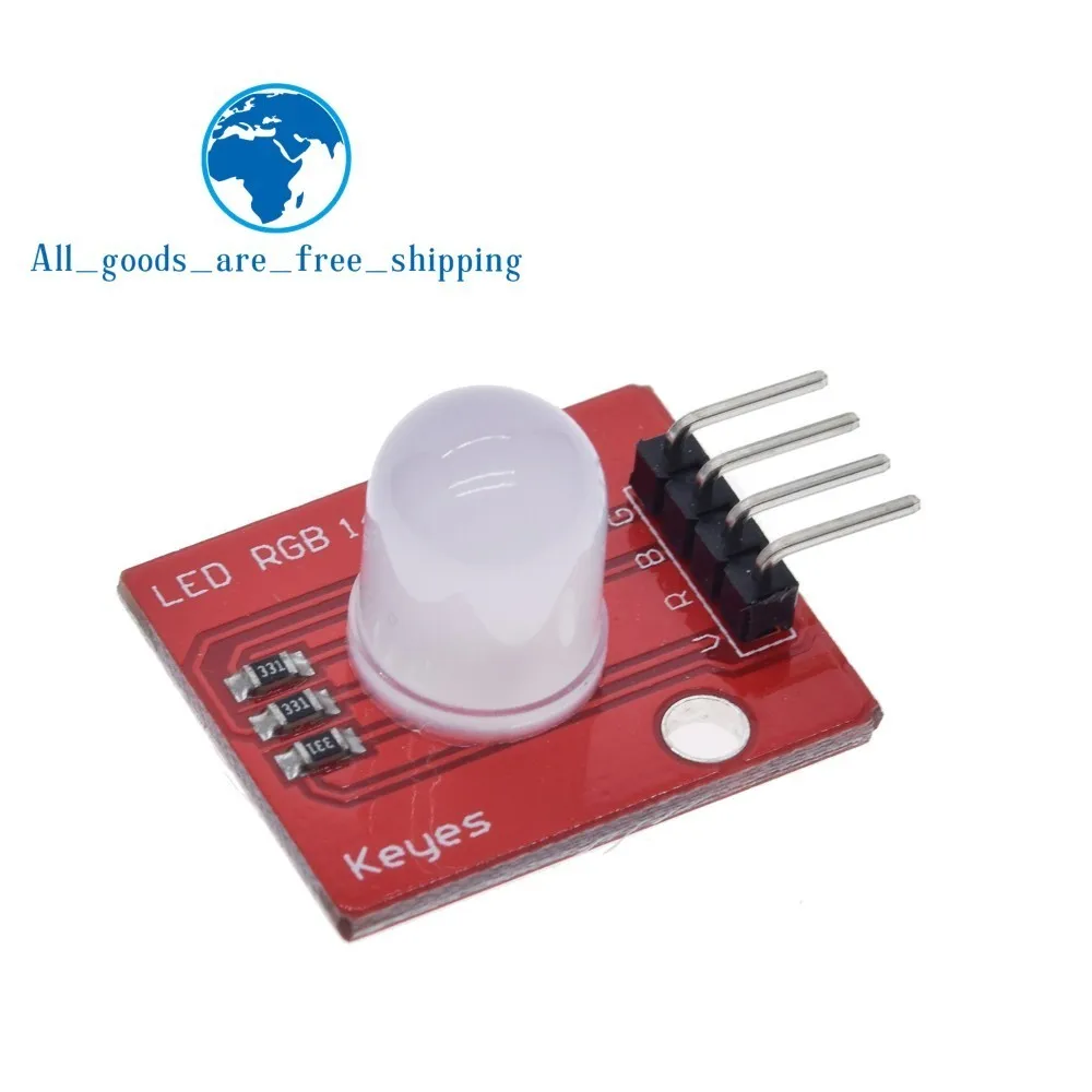 

TZT 10mm Full Color RGB LED Module140C5 Electronic Building Blocks for Arduinos DIY Starter Kit