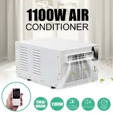 1100W Настольный кондиционер 220 V/AC таймер на 24 часа машина для изготовления холодного/тепла двойного назначения с пультом дистанционного управления светодиодный пульт управления Pet осушитель воздуха conditione
