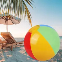 Красочный пляжный бассейн с игровой корзиной шар Забавный надувной для детей ПВХ многоцветная Летняя Пляжная игрушка пляжные игрушки для детей