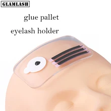 GLAMLASH лба прозрачный Стикеры коврик для ресниц силиконовая