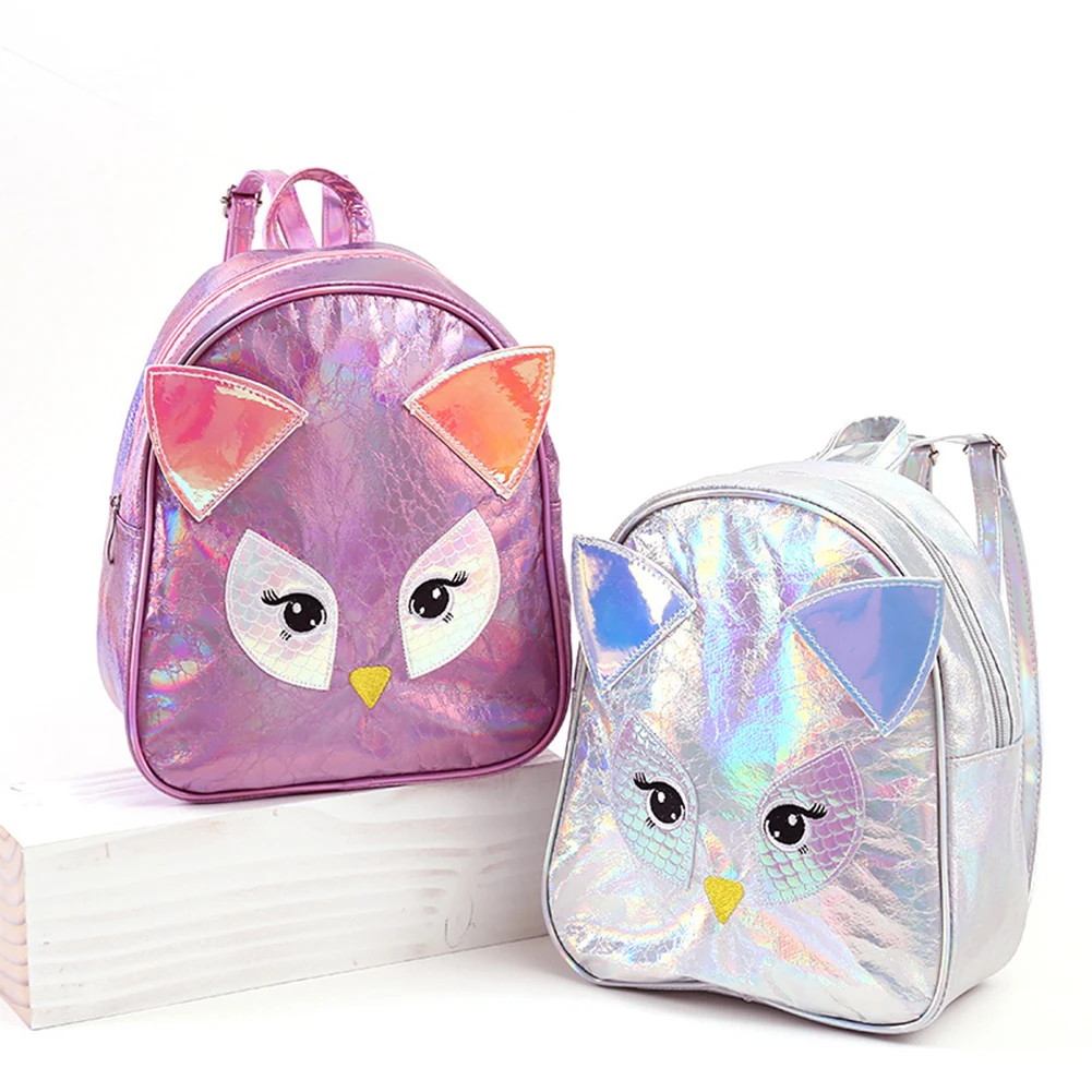 

Women's backpack Cartoon Owl PU Leather Shoulder Bag Animal Backpack Casual Travel Shoulder Bag for Kids Girls Schoolbags