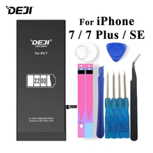 Аккумулятор Deji для iPhone SE 7 Plus 7 Plus 7/7 P 1800-3410 мАч встроенные литий-полимерные батареи+ инструменты для Apple iPhone SE 7 Plus батарея